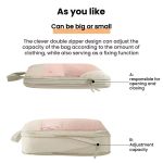 Mesh komprimiert Reise Organizer Tasche Gepäck Kleidung Schuhe Toilettenartikel Aufbewahrungstasche, 5 In 1, 6 In 1, 7 In 1, 8 In 1, 10 In 1 – Bild 5