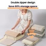 Mesh komprimiert Reise Organizer Tasche Gepäck Kleidung Schuhe Toilettenartikel Aufbewahrungstasche, 5 In 1, 6 In 1, 7 In 1, 8 In 1, 10 In 1 – Bild 7