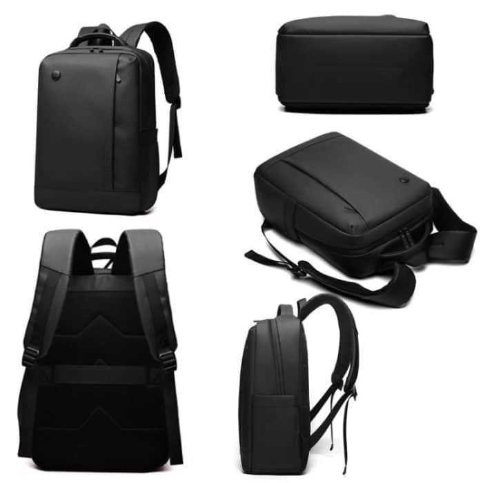 WEPOEWR Herren 14-Zoll-Laptop-Rucksack Wasserdichter Business-Pendlerrucksack mit großer Kapazität – Bild 3