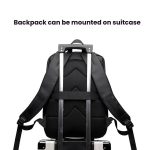 WEPOEWR Herren 14-Zoll-Laptop-Rucksack Wasserdichter Business-Pendlerrucksack mit großer Kapazität – Bild 6