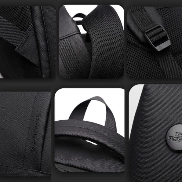 WEPOEWR Herren 14-Zoll-Laptop-Rucksack Wasserdichter Business-Pendlerrucksack mit großer Kapazität – Bild 7