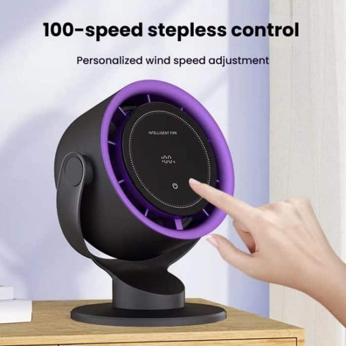 Wandhalterung Desktop Turbo Hochgeschwindigkeitsventilator Großer Wind USB Zirkulierender Hurrikan Kleiner Ventilator – Bild 5