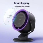 Wandhalterung Desktop Turbo Hochgeschwindigkeitsventilator Großer Wind USB Zirkulierender Hurrikan Kleiner Ventilator – Bild 6
