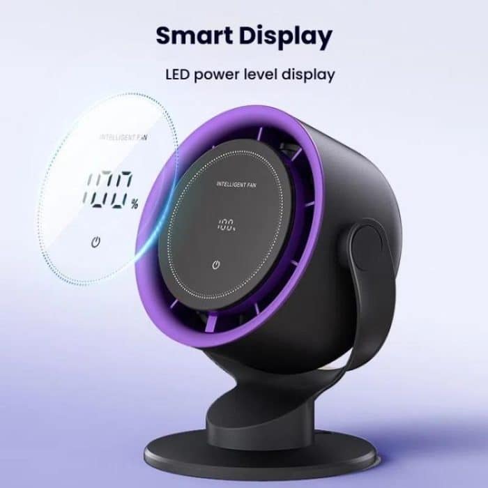 Wandhalterung Desktop Turbo Hochgeschwindigkeitsventilator Großer Wind USB Zirkulierender Hurrikan Kleiner Ventilator – Bild 6