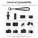 BRDRC Sportkamera-Handschlaufe mit 1/4 Zoll Schraube, Verlustschutz, Lanyard, Handschlaufe, Zubehör – Bild 12