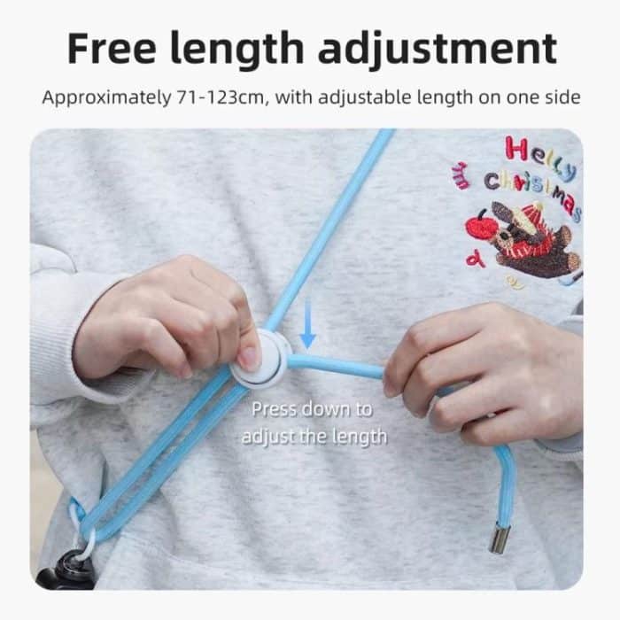 BRDRC Sportkamera-Lanyard mit 1/4 Zoll Schraube Anti-Lost Crossbody Lanyard – Bild 8