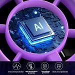 100-Gang-Hochgeschwindigkeits-Digitalanzeige-Lüfter Tragbarer USB-Handventilator – Bild 8