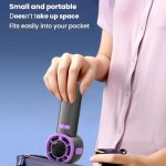 100-Gang-Hochgeschwindigkeits-Digitalanzeige-Lüfter Tragbarer USB-Handventilator – Bild 10