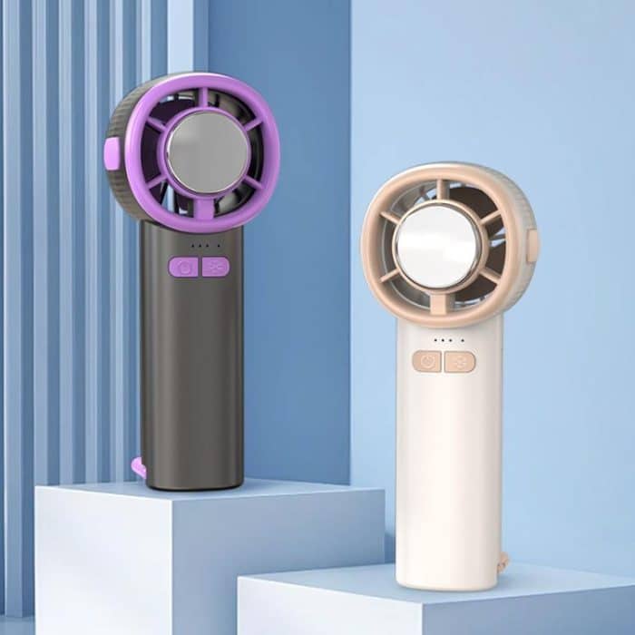 3-Gang-Hochgeschwindigkeits-Digitalanzeige-Halbleiter-Kühlventilator Tragbarer kleiner USB-Handventilator – Bild 2