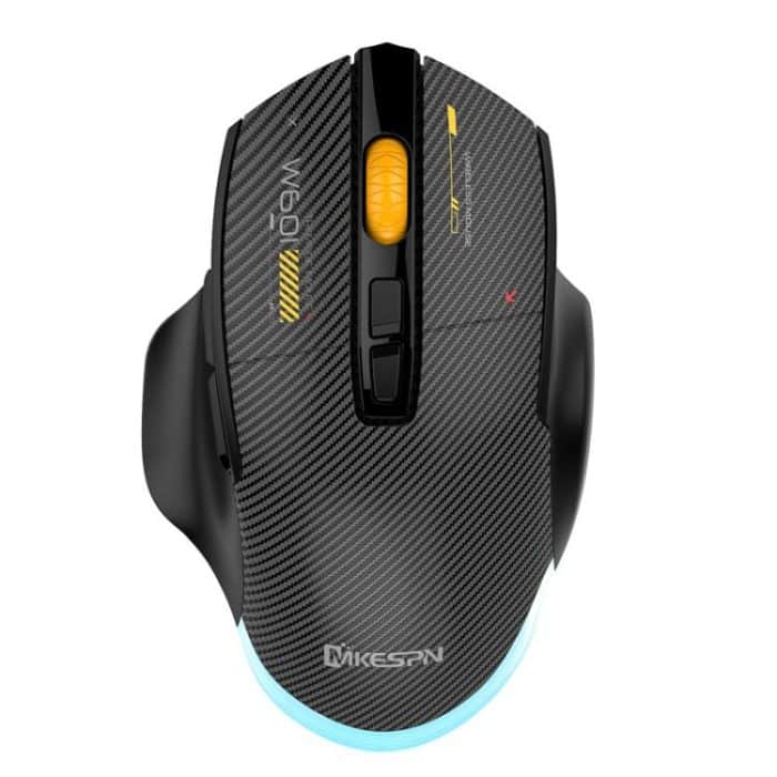TBD0605730101A.jpg MKESPN W601 Leise kabellose Tri-Mode-Makro-Gaming-Maus aus Kohlefaser, 12800 DPI Bluetooth-Maus – Bild 1
