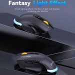 MKESPN W601 Leise kabellose Tri-Mode-Makro-Gaming-Maus aus Kohlefaser, 12800 DPI Bluetooth-Maus – Bild 11