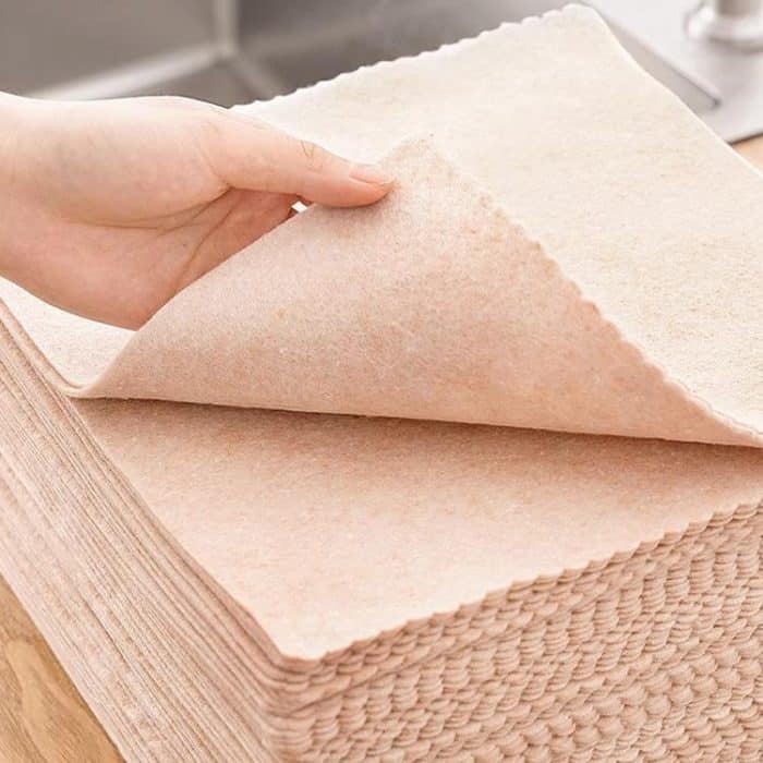 20 teile/paket Verdickt Luffa Lappen Anlage Faser Öl-absorbieren Küche Geschirrtuch, 20x20cm, 25x25cm – Bild 3