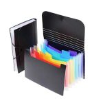 A6-Datei-Organizer mit 7 Fächern, erweiterbare Dateiordner zur Aufbewahrung und Organisation., Black Cover Colorful Inner, Blue Cover Colorful Inner, Purple Cover Colorful Inner, Black Cover Natural Inner, Blue Cover Natural Inner...