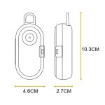 Tragbare Mini-Aufbewahrungsbox Multifunktions-Zahnstocher Zahnseide Schwimmen Ohrstöpsel Aufbewahrungskoffer Pillendose – Bild 3