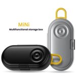 Tragbare Mini-Aufbewahrungsbox Multifunktions-Zahnstocher Zahnseide Schwimmen Ohrstöpsel Aufbewahrungskoffer Pillendose – Bild 4