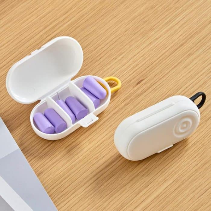 Tragbare Mini-Aufbewahrungsbox Multifunktions-Zahnstocher Zahnseide Schwimmen Ohrstöpsel Aufbewahrungskoffer Pillendose – Bild 9