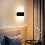 Magnetische Acryl Smart Induktion Nachtlicht Wiederaufladbare Wand Lampe Schlafzimmer Nacht Lampe, White Arc White Light, White Arc Warm Light, Black Arc White Light, Black Arc Warm Light, White Rectangular White Light, White Rectangular Warm Light... – Bild 2