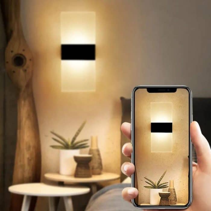 Magnetische Acryl Smart Induktion Nachtlicht Wiederaufladbare Wand Lampe Schlafzimmer Nacht Lampe, White Arc White Light, White Arc Warm Light, Black Arc White Light, Black Arc Warm Light, White Rectangular White Light, White Rectangular Warm Light... – Bild 6