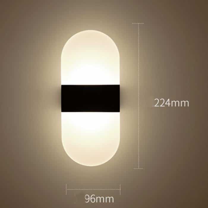 Magnetische Acryl Smart Induktion Nachtlicht Wiederaufladbare Wand Lampe Schlafzimmer Nacht Lampe, White Arc White Light, White Arc Warm Light, Black Arc White Light, Black Arc Warm Light, White Rectangular White Light, White Rectangular Warm Light... – Bild 8