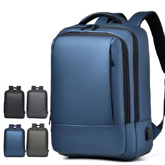 OUMANTU 2103 Großraum-Laptop-Rucksack mit mehreren Fächern und USB-Anschluss, wasserdicht – Bild 2