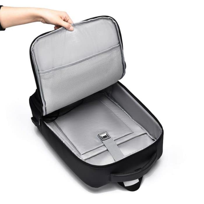 OUMANTU 2103 Großraum-Laptop-Rucksack mit mehreren Fächern und USB-Anschluss, wasserdicht – Bild 5