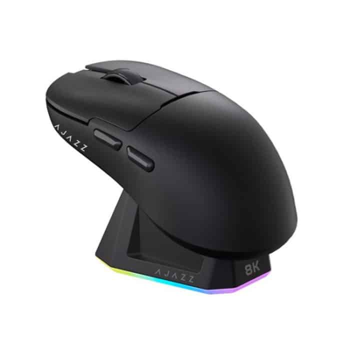 Ajazz AJ159 APEX Gaming-Maus PAW3395 Kabellose Tri-Mode-Maus mit Ladestation – Bild 2