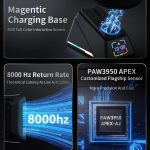 Ajazz AJ159 APEX Gaming-Maus PAW3395 Kabellose Tri-Mode-Maus mit Ladestation – Bild 6