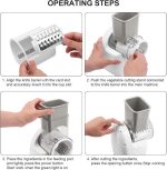 CY-661 3-in-1 Küche Multifunktions Roller Elektrische Gemüseschneider, White Wireless Model, Green Wireless Model, White US Plug, White UK Plug, White EU Plug, Green US Plug, Green UK Plug, Green EU Plug – Bild 10