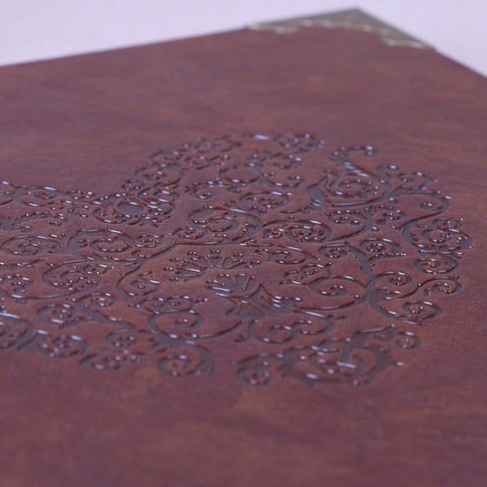 16 zoll Kunst Vintage Leder Fotoalbum DIY Hand-geklebt Fotoalbum Binder Bild Sammelalbum, 26x27cm – Bild 6