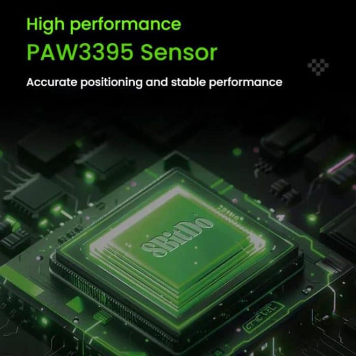 8BitDo Retro R8 Grün durchscheinende kabellose Maus mit Ladestation – Bild 4