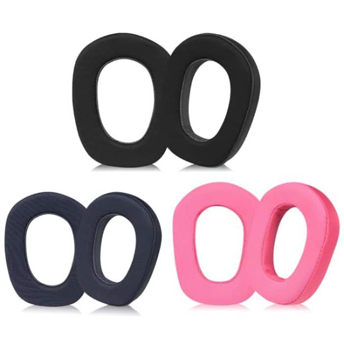 Für Logitech G435 Headset 1 paar Coole Leder Ohrpolster Ohrenschützer Schwamm Abdeckung, Black Cool Leather, Rose Red Cool Leather, Blue Cool Leather – Bild 2