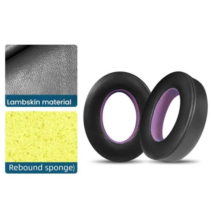 Für Bose NC700 Kopfhörer 1 Paar Lammfell-Ohrpolster Kontrastfarbe Ohrenschützer Schwammabdeckung – Bild 3