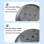 F158 Desktop Mini-Umwälzventilator mit mehreren Geschwindigkeiten, zeitgesteuerter Fernbedienung und beleuchtetem Ventilator, Gray Plug-In, Beige Plug-In, Gray Rechargeable, Beige Rechargeable – Bild 5