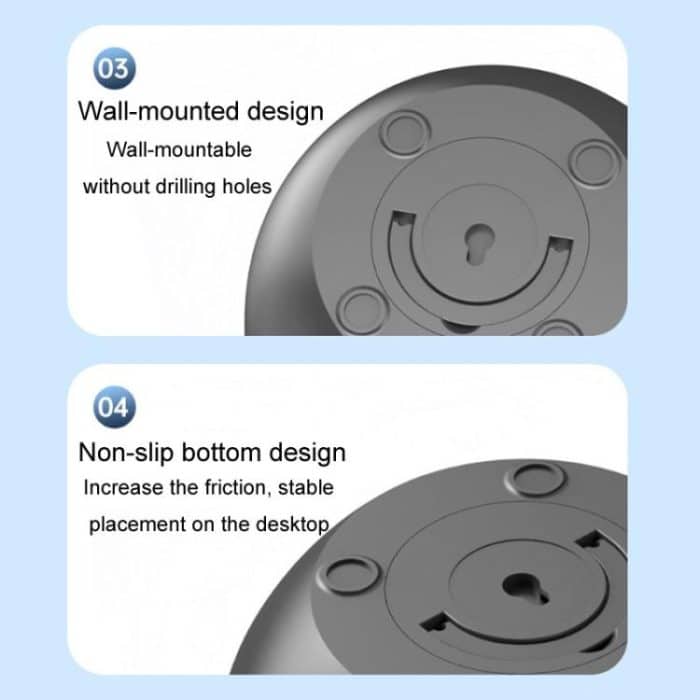 F158 Desktop Mini-Umwälzventilator mit mehreren Geschwindigkeiten, zeitgesteuerter Fernbedienung und beleuchtetem Ventilator, Gray Plug-In, Beige Plug-In, Gray Rechargeable, Beige Rechargeable – Bild 5