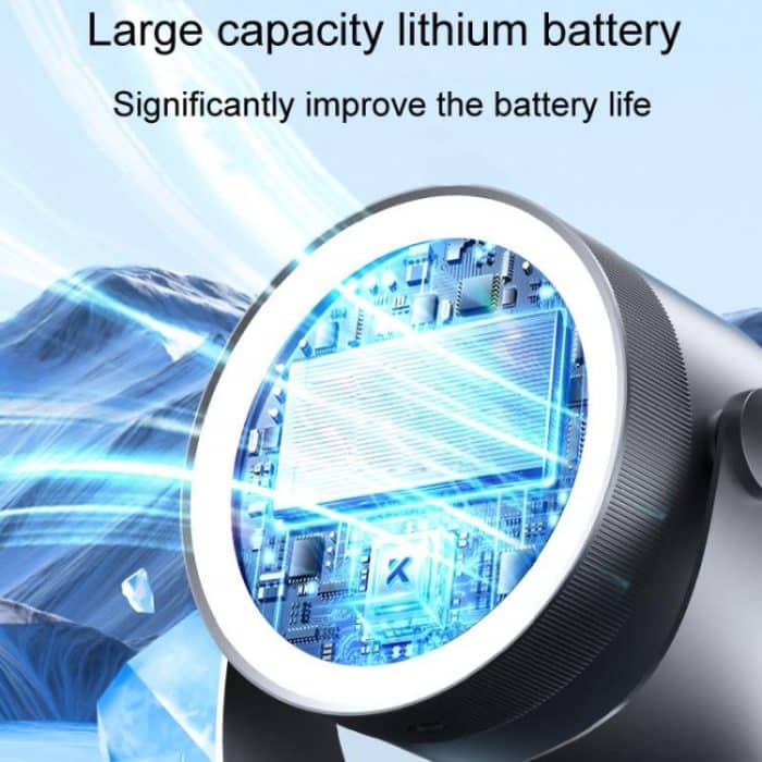 F158 Desktop Mini-Umwälzventilator mit mehreren Geschwindigkeiten, zeitgesteuerter Fernbedienung und beleuchtetem Ventilator, Gray Plug-In, Beige Plug-In, Gray Rechargeable, Beige Rechargeable – Bild 10