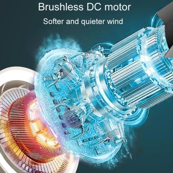 F168 Intelligenter Sprach-Desktop-Umwälzventilator Touchscreen-Schüttelkopf Hohe Rotationsgeschwindigkeit Rotorloser Nachtlichtventilator – Bild 6