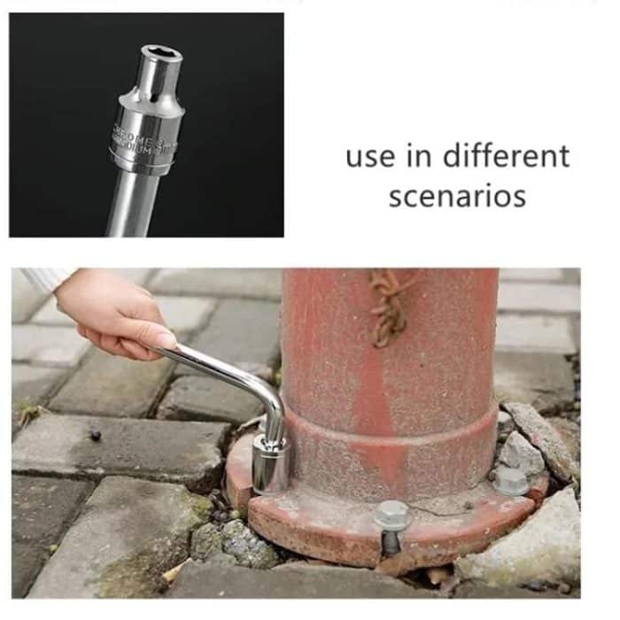 10 teile/satz Schraubenschlüssel Buchse Set Kombination Tool Kit Auto Reifen Auto Reparatur – Bild 4