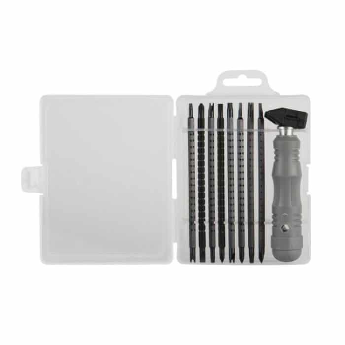 Multifunktionaler, kombinierter, einziehbarer Schraubendrehersatz mit doppeltem Verwendungszweck, Iso-U-Kreuzschlitzschraubendreher-Reparaturwerkzeuge, 18 In 1 – Bild 2