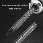 Multifunktionaler, kombinierter, einziehbarer Schraubendrehersatz mit doppeltem Verwendungszweck, Iso-U-Kreuzschlitzschraubendreher-Reparaturwerkzeuge, 18 In 1 – Bild 9