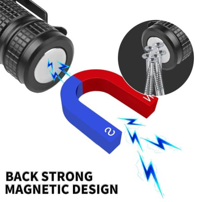 Mini TYPE-C wiederaufladbare weiße Laser-LED-Taschenlampe mit starkem Licht und großer Reichweite – Bild 4