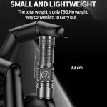 Mini TYPE-C wiederaufladbare weiße Laser-LED-Taschenlampe mit starkem Licht und großer Reichweite – Bild 10