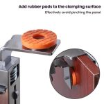 RUITOOL Edelstahl Push Quick Drawer Clamp Einstellbare Teleskop Holzbearbeitung Vorrichtung Klemmen, Small Bow Clip, Small Bow Clip + 1pc Big Bow Clip Plate – Bild 9