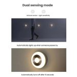 LED-Bewegungsmelderleuchte mit versteckten Haken, Klebepads und Magnet – Bild 5