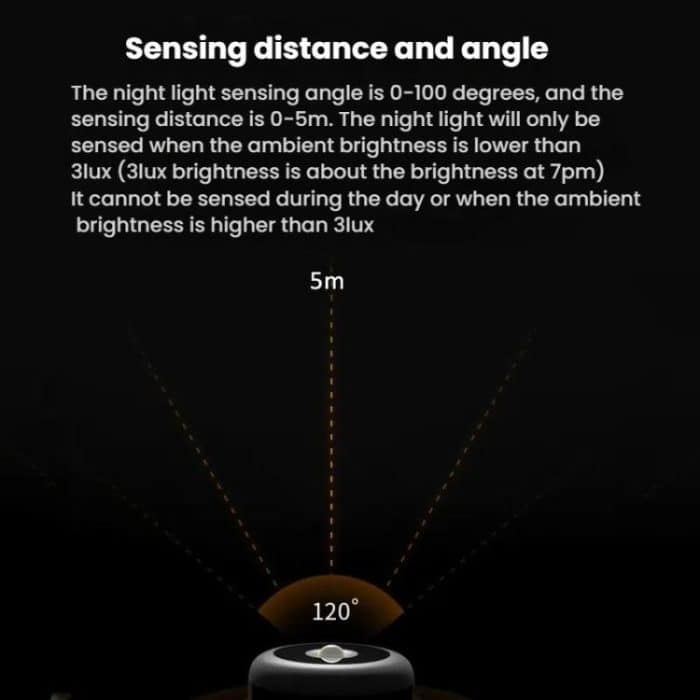 LED-Bewegungsmelderleuchte mit versteckten Haken, Klebepads und Magnet – Bild 6