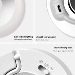 LED-Bewegungsmelderleuchte mit versteckten Haken, Klebepads und Magnet – Bild 7