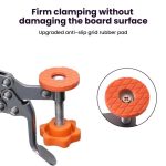 RUITOOL Scharnierlocher aus Edelstahl, verstellbarer Rand, Schnellvorrichtung, Holzbearbeitung, Schranktürscharnier-Stanzwerkzeug, 5 In 1, 6 In 1 – Bild 8