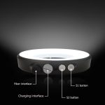 SeaFrogs SL-108 40 m wasserdichtes Tiefenringlicht, Unterwasserfotografie-Fülllicht, 5 Lichtmodi, SL-108 Black, SL-108 Red – Bild 3