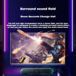 Havit M19 RGB-Lichteffekt-Desktop-Computer-Kabellautsprecher, Black Standard Version, White Standard Version, Black Bluetooth Version, Bluetooth Microphone Version – Bild 4