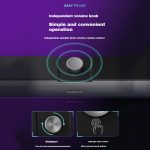 Havit M19 RGB-Lichteffekt-Desktop-Computer-Kabellautsprecher, Black Standard Version, White Standard Version, Black Bluetooth Version, Bluetooth Microphone Version – Bild 6