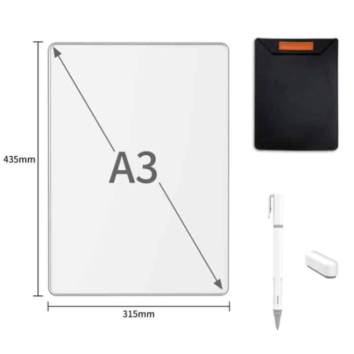 Magnetisches Whiteboard mit Nano-Mikrokapseln zum Zeichnen und Schreiben, A3 20 Inches, A4 16 Inches, A5 11 Inches – Bild 6